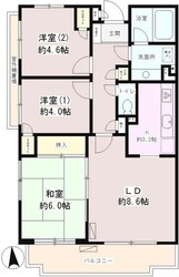 セリシエール国立の物件間取画像